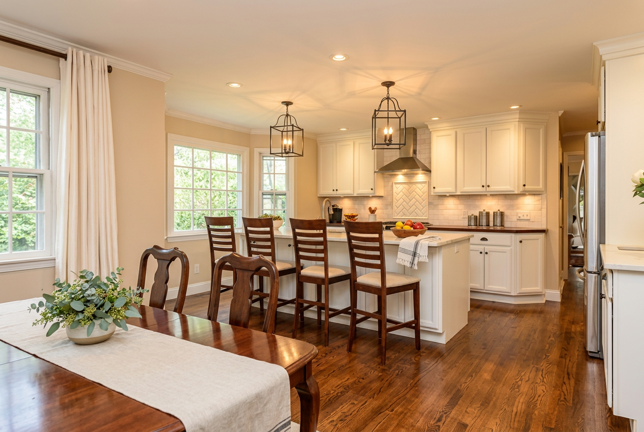Open-Concept Kitchen & Dining